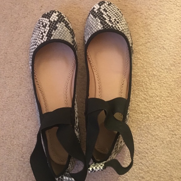 Urban Outfitters Shoes - Snake skin flats